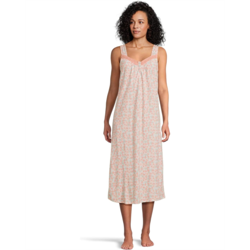 Karen Neuburger Midi Henley Chemise With Eyelet Inserts