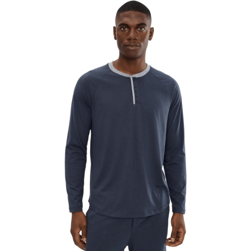 Mens Barefoot Dreams Malibu Collection Triblend Henley