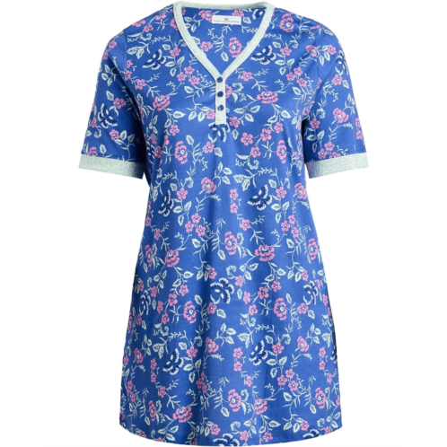 Womens Karen Neuburger Plus Size Elbow Sleeve Sleepshirt