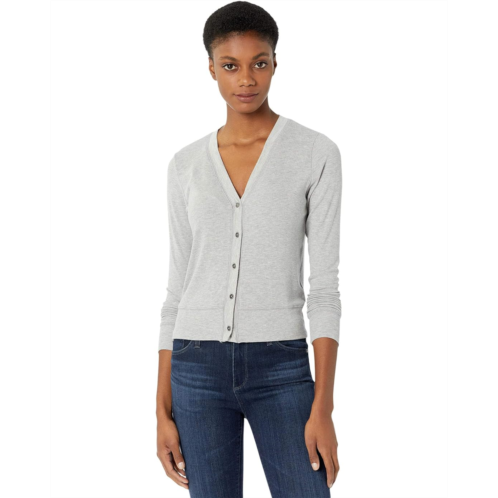 LAmade Franca 2x1 Modal Stretch Rib Button Front Cardigan