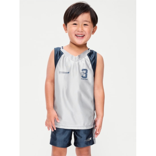 OldNavy Oversized Graphic Basketball Tank Top for Toddler Boys
