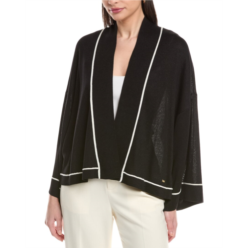 L becker knit crop kimono