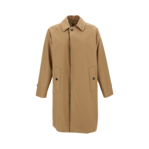 classic brown trench coat