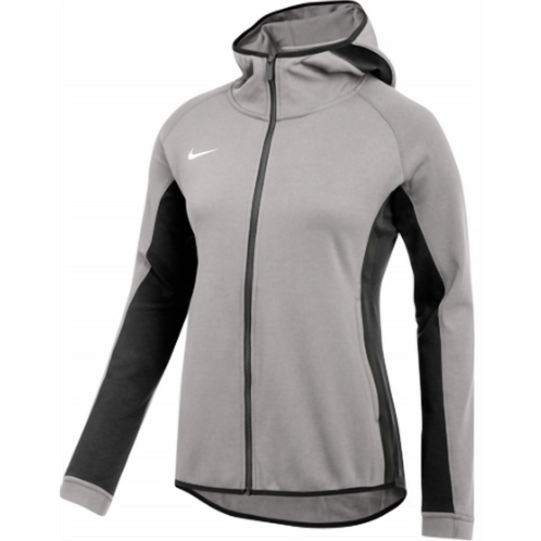 NIKE womens showtime full zip hoodie in grey/black