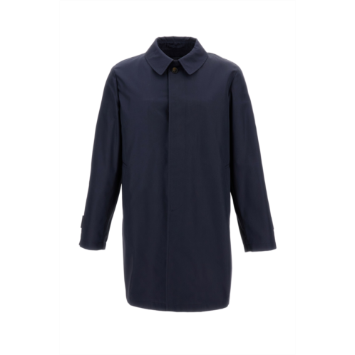 water-repellent jacket in english cotton canvas