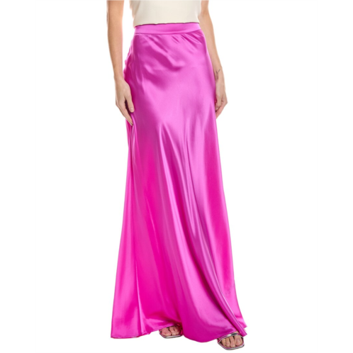 ryker waistband silk bias skirt