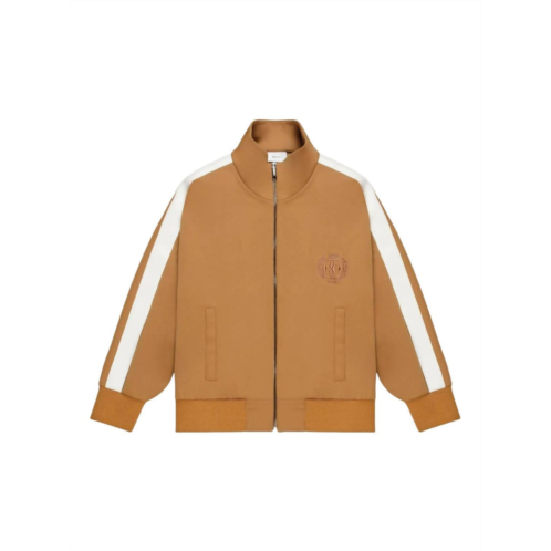 BALLY mens striped track jacket in deserto