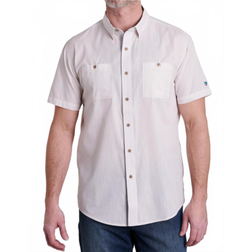 KUHL mens karib short sleeve shirt in seasalt