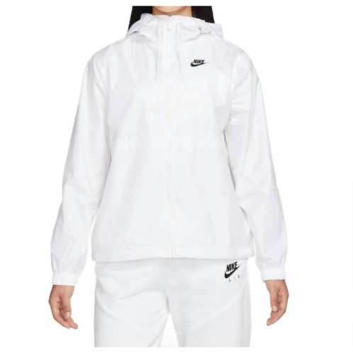NIKE womens sportswear essential repel jacket in white