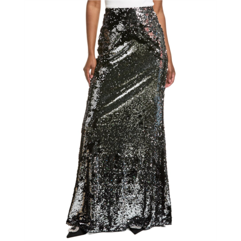 LAGENCE sequin zeta long skirt