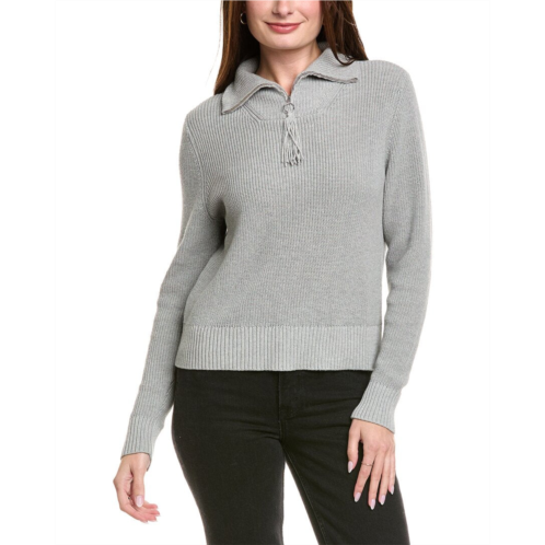 Hannah Rose shaker sailor neck cashmere-blend pullover