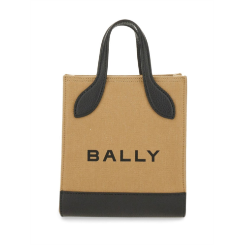 Bally structured bag with prominent logo