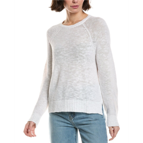 EILEEN FISHER raglan sleeve linen-blend sweater