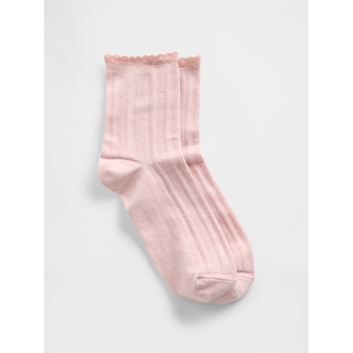 Gap Pointelle Half Crew Socks