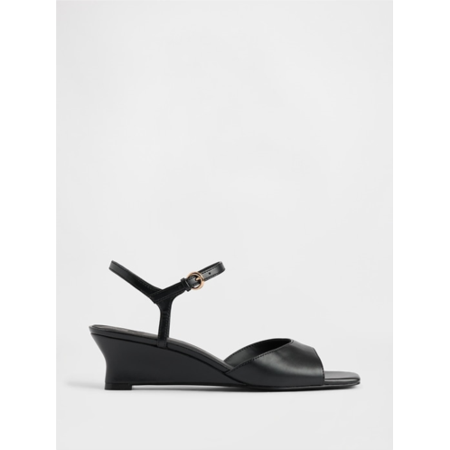 Gap Vegan Leather Wedge Sandals