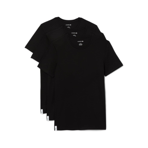 Mens Lacoste 3-Pack Crew Neck Slim Fit Essential T-Shirt