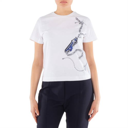 Burberry knight-print cotton t-shirt