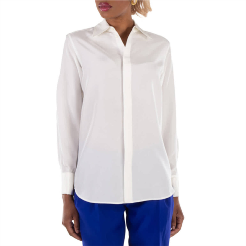 Burberry long sleeved classic collar silk shirt