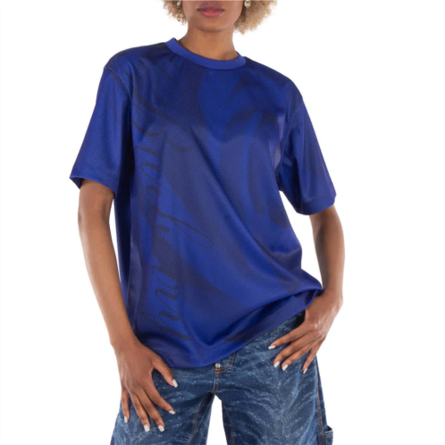 Burberry crew neck rose print t-shirt