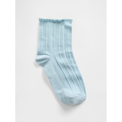 Gap Pointelle Half Crew Socks
