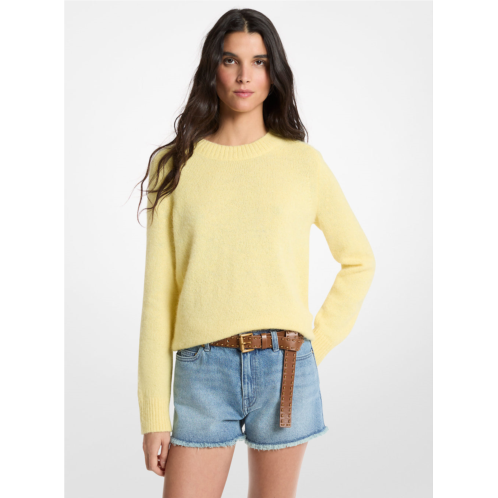 Michael Kors nylon and alpaca blend sweater