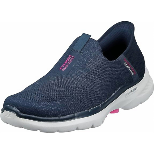 Skechers womens go walk 6 slip-ins in navy