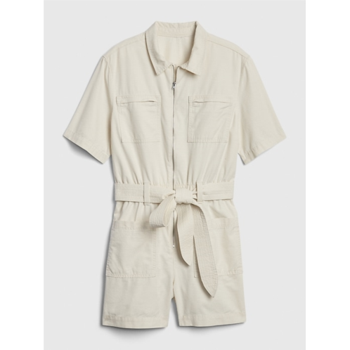 Gap Utility Short Sleeve Romper