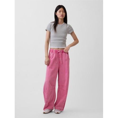 Gap Mid Rise UltraSoft Easy Horseshoe Jeans