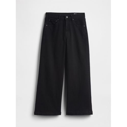 Gap High Rise Stride Wide-Leg Ankle Jeans