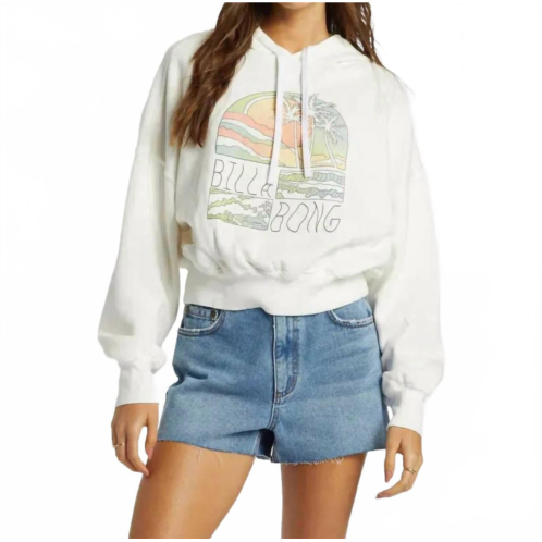 Billabong all time fleece pullover hoodies in salt crystal