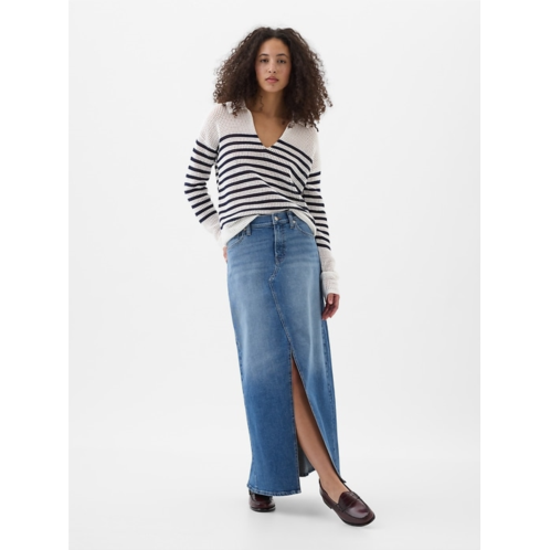Gap Denim Maxi Skirt