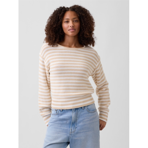 Gap Relaxed Stripe Rollneck Sweater