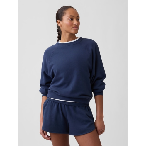 Gap Oversized French Terry Crewneck Sweatshirt