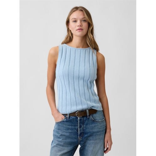 Gap Relaxed Ribbed Boatneck Tank Top