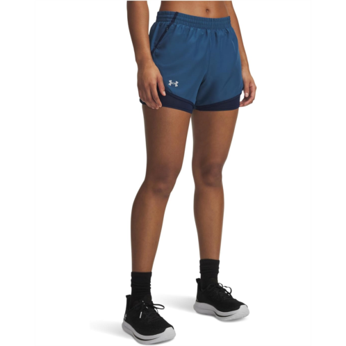 Womens Under Armour Fly By 2-in-1 Shorts