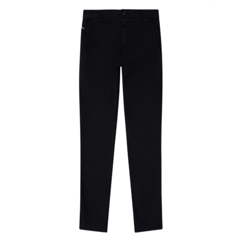 DIESEL sleek black trousers with utility pocket