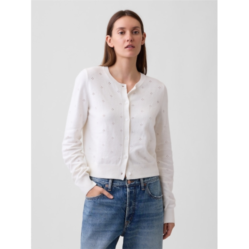 Gap CashSoft Pointelle Cardigan