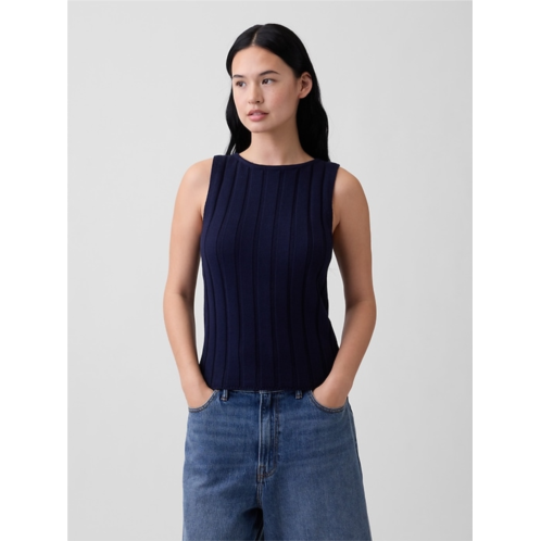 Gap Relaxed Ribbed Boatneck Tank Top