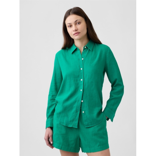 Gap Linen-Blend Easy Shirt