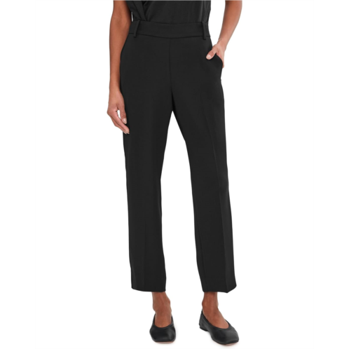 Womens Vince Mid-Rise Tapered Pull-On Pants