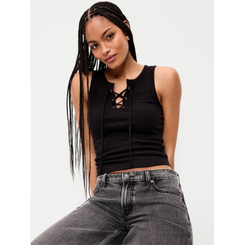 OldNavy Lace-Up Tank Top