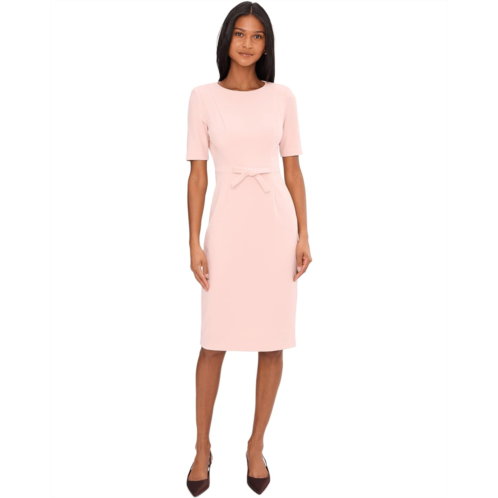 Womens Adrianna Papell Mini Bow Front Sheath Dress
