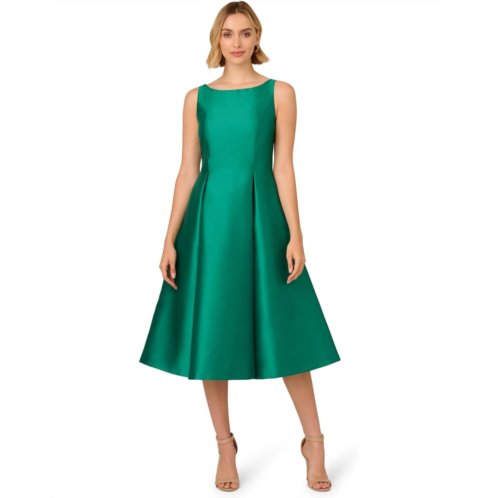 Womens Adrianna Papell Sleeveless Tea Length Dress