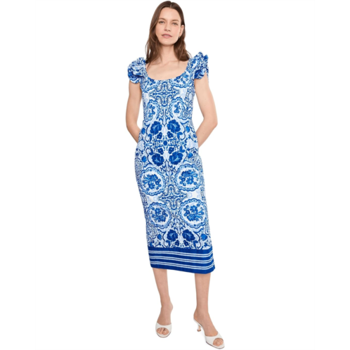 Womens Adrianna Papell Column Midi Dress