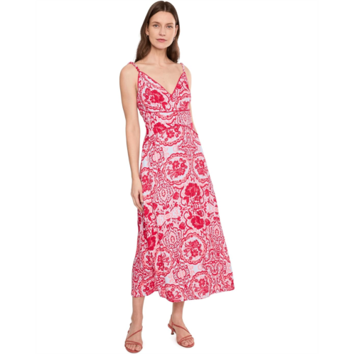 Womens Adrianna Papell V-Neck Maxi Dress