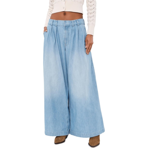 Womens Free People We The Free Scout Wide-Leg Jeans