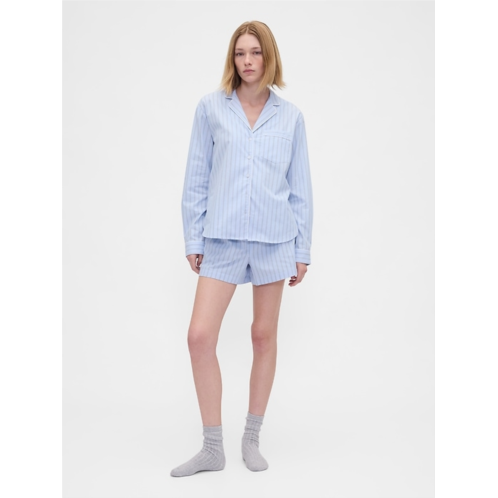 Gap Poplin Logo PJ Boxer Shorts