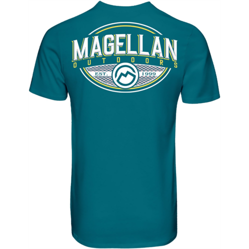 Magellan Outdoors Mens Scale Bevel T-shirt Fanfare