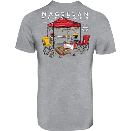 Magellan Outdoors Mens Tailgate Red & Yellow T-shirt