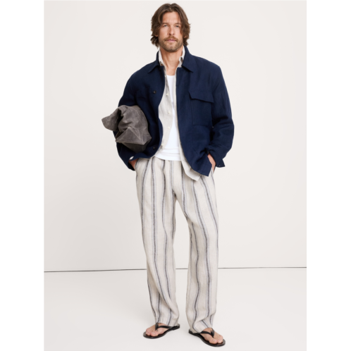 Bananarepublic Loose Linen Pull-on Beach Pant